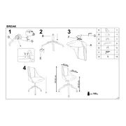 Scaun birou pentru copii hm break, tapiterie stofa tip catifea, inaltime reglabila, roti pivotante, 100 kg, gri inchis drm8666