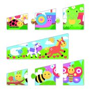 Set 6 puzzle - animalute jucause (3 piese)