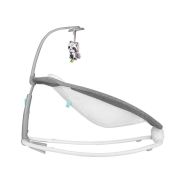 Lionelo - Fotoliu balansoar Pascal Scandi Pliabil, Cu melodii, 80x49 cm, Gri BYNLO-PASCAL_GREY_SCANDI