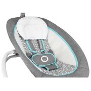 Lionelo - Fotoliu balansoar Pascal Scandi Pliabil, Cu melodii, 80x49 cm, Gri BYNLO-PASCAL_GREY_SCANDI