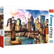 PUZZLE TREFL 1000 PISICUTE LA NEW YORK VIV10595