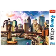 PUZZLE TREFL 1000 PISICUTE LA NEW YORK VIV10595