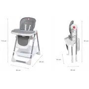 Lionelo - Scaun de masa Reglabil Linn Plus din Metal, Bej BYNLO-LINNPLUS_Beige