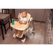 Lionelo - Scaun de masa Reglabil Linn Plus din Metal, Bej BYNLO-LINNPLUS_Beige