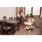 Lionelo - Scaun de masa Reglabil Linn Plus din Metal, Bej BYNLO-LINNPLUS_Beige