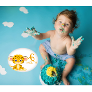 Set Stickere pentru Fotografii de bebelusi My First Baby Milestone Stickers Unisex 15 cm