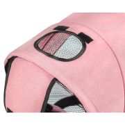 Lionelo - Tricicleta Tris Candy Mecanism de pedalare libera, Suport picioare, Control al directiei, Scaun reversibil, Rotire 360 grade, Pliabila, Roz/Gri BYNLO-TRISCANDY_ROSE/GREY