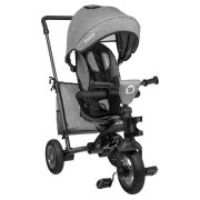 Lionelo - Tricicleta Tris Stone Grey Mecanism de pedalare libera, Suport picioare, Control al directiei, Scaun reversibil, Rotire 360 grade, Pliabila, Gri BYNLO-TRISSTONE_GREY