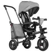 Lionelo - Tricicleta Tris Stone Grey Mecanism de pedalare libera, Suport picioare, Control al directiei, Scaun reversibil, Rotire 360 grade, Pliabila, Gri BYNLO-TRISSTONE_GREY
