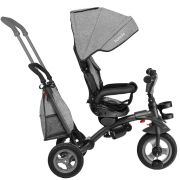 Lionelo - Tricicleta Tris Stone Grey Mecanism de pedalare libera, Suport picioare, Control al directiei, Scaun reversibil, Rotire 360 grade, Pliabila, Gri BYNLO-TRISSTONE_GREY