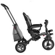 Lionelo - Tricicleta Tris Stone Grey Mecanism de pedalare libera, Suport picioare, Control al directiei, Scaun reversibil, Rotire 360 grade, Pliabila, Gri BYNLO-TRISSTONE_GREY
