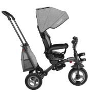 Lionelo - Tricicleta Tris Stone Grey Mecanism de pedalare libera, Suport picioare, Control al directiei, Scaun reversibil, Rotire 360 grade, Pliabila, Gri BYNLO-TRISSTONE_GREY