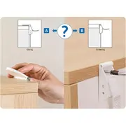Set fixare anti-inclinare mobilier REER 73020