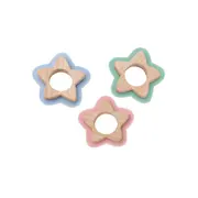 Jucarie naturala pentru dentitie star bleu tna1704-b