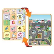 Covoras de joaca cu doua fete pentru copii prince lionheart city / abc tna7710.2