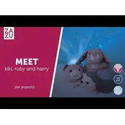 Proiector sau lampa de veghe muzicala pisicuta kiki tnaza-kiki-01