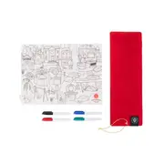 Set complet pentru desen cu plansa refolosibila din silicon ferma tna0407