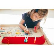 Set complet pentru desen cu plansa refolosibila din silicon zoo tna0406