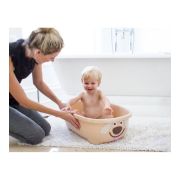 Cadita de baie cu suport si capac catelus crem tna6712h