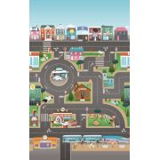 Covoras de joaca cu doua fete pentru copii prince lionheart city / farm tna7711.2