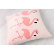 Perna decor bumbac flamingo roz tnabg044