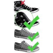 Sireturi elastice albe 14 buc tnash0392