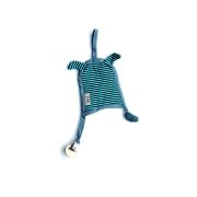 Textil din bambus pentru dentitie cu agatatoare suzeta din lemn monstru marin tnatm-tutmo-519