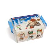 Kit constructie caramizi Wise Elk Banca 500 piese reutilizabile - SOLWS7025