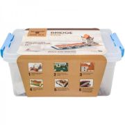 Kit constructie caramizi Wise Elk Pod cu Turn 1140 piese reutilizabile - SOLWS7033