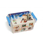 Kit constructie caramizi Wise Moara de vant 430 piese reutilizabile - SOLWS7018