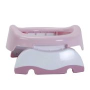 2 in 1 Potette Plus - olita portabila si reductor culoarea roz + alb - KDC7487666