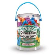 Set pentru sortat si numarat - dinozauri jucausi (72 piese)