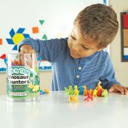 Set pentru sortat si numarat - dinozauri jucausi (72 piese)