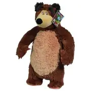Jucarie de plus simba masha and the bear, bean bag bear 40 cm hubs109301058