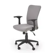 Scaun birou copii hm nody, mecanism de balans, cu brate, tapiterie stofa, rotire 360 ˚, cadru polipropilena, 100 kg, gri drm8792