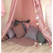 Baldachin Suspendat Multifunctional, Bumbac, 320x250 Cm, Pure Roz Pjb80052