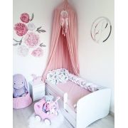Baldachin Suspendat Multifunctional, Bumbac, 320x250 Cm, Pure Roz Pjb80052