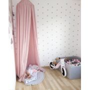 Baldachin Suspendat Multifunctional, Bumbac, 320x250 Cm, Pure Roz Pjb80052