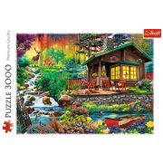 PUZZLE TREFL 3000 CABANA DIN PADURE VIV33074