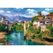 PUZZLE TREFL 500 POD VECHI MOSTAR BOSNIA VIV37333