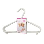 Set 8 Umerase Pentru Haine Bebe, Alb, Maltex Baby Pjb8061white