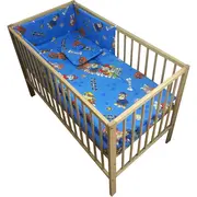 Lenjerie patut hubners catelusii salvatori 4 piese albastru hublenhcs4a