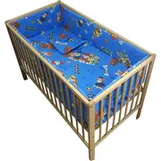 Lenjerie patut hubners catelusii salvatori 5 piese albastru hublenhcs5a