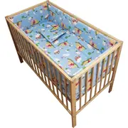 Lenjerie patut hubners ursuletul si amicii 5 piese albastru hublenhusa5a