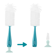 Babymoov - Perie biberoane 2 in 1 albastru BBBA006007