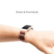 Curea Metal Ceas Proworks Fitbit Charge 2 Milanese Rose Pink - VG85669