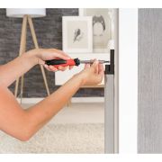 Sistem de instalare rapida EasyFix pentru porti de siguranta extensibile DesignLine, aluminiu, Reer 46051