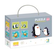Duo puzzle - mama si puiul (2 piese)