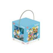 Puzzle 4 in 1 - activitatile zilnice (12, 16, 20, 24 piese)