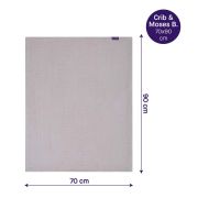 Paturica din bumbac 70 x 90 cm- Grey Clevamama 3452 SUPclvm_3452